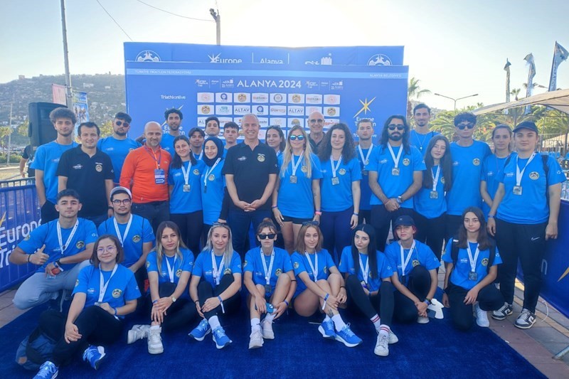 ALKÜ Alanya Avrupa Triatlon kupasında gönüllü oluyor
