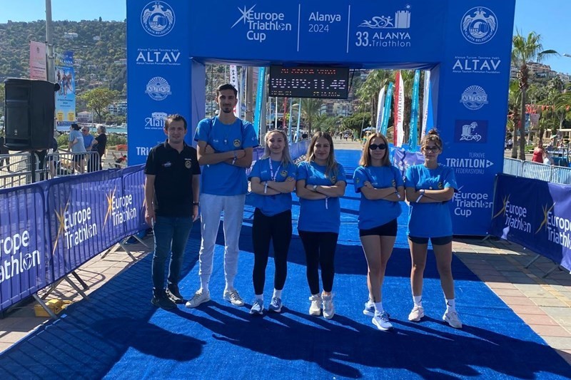 ALKÜ Alanya Avrupa Triatlon kupasında gönüllü oluyor
