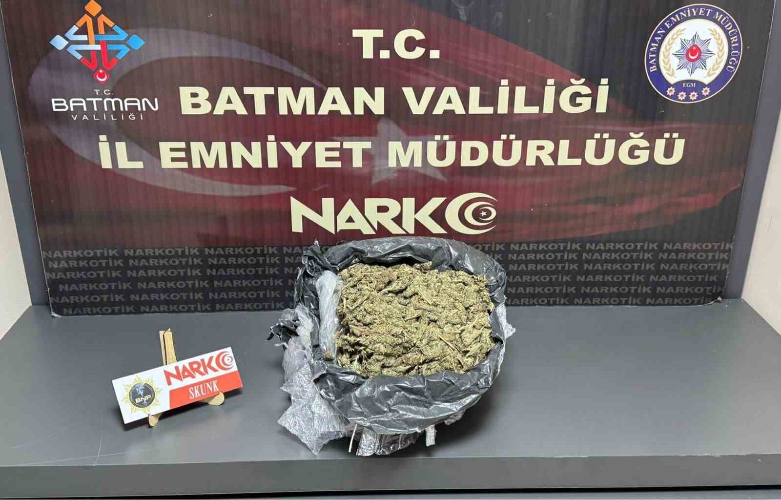 Batman’da evde uyuşturucu operasyona 1 tutuklama
