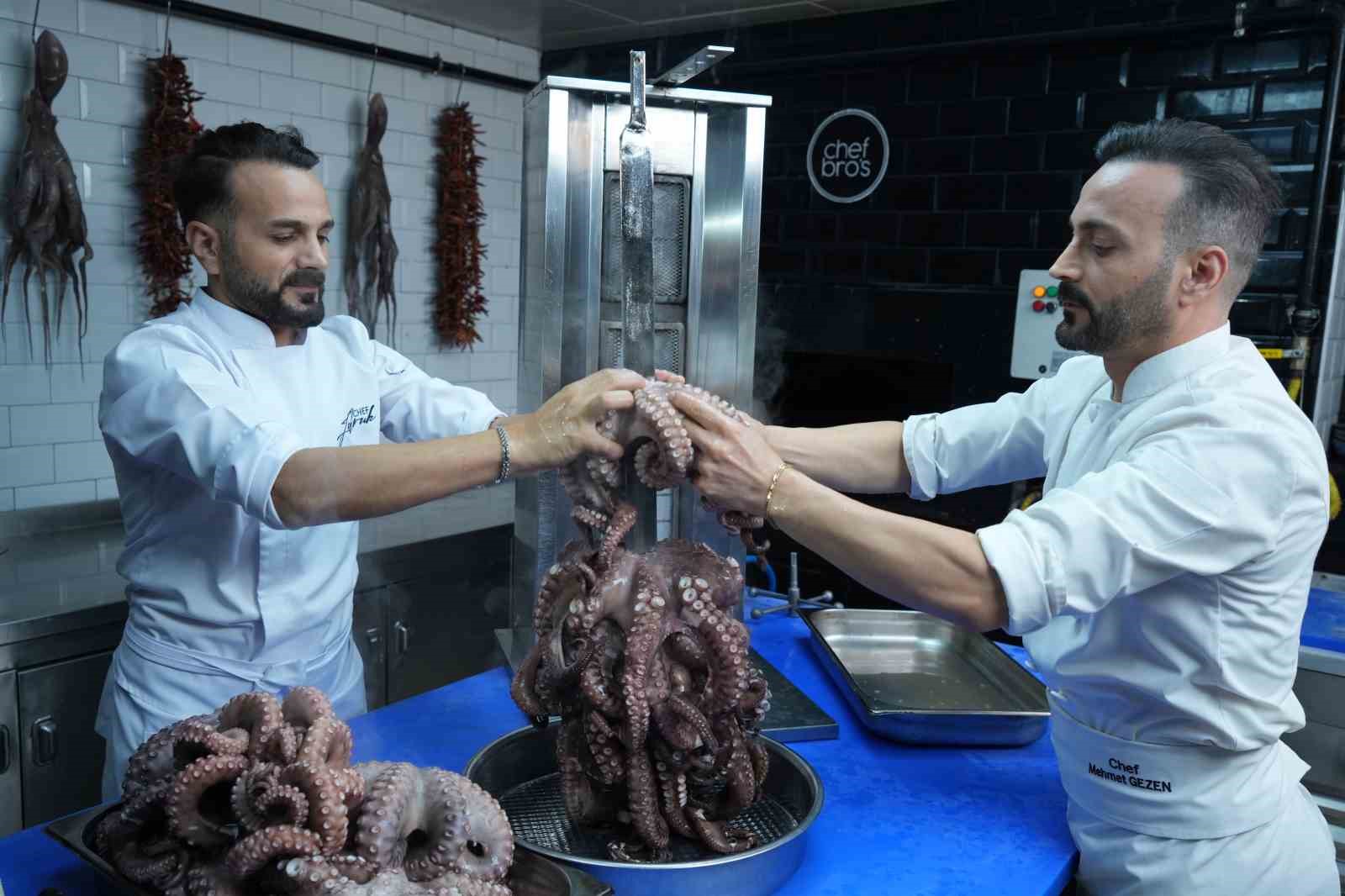 Döneriyle meşhur Ankara’da yeni lezzet: Ahtapot döner
