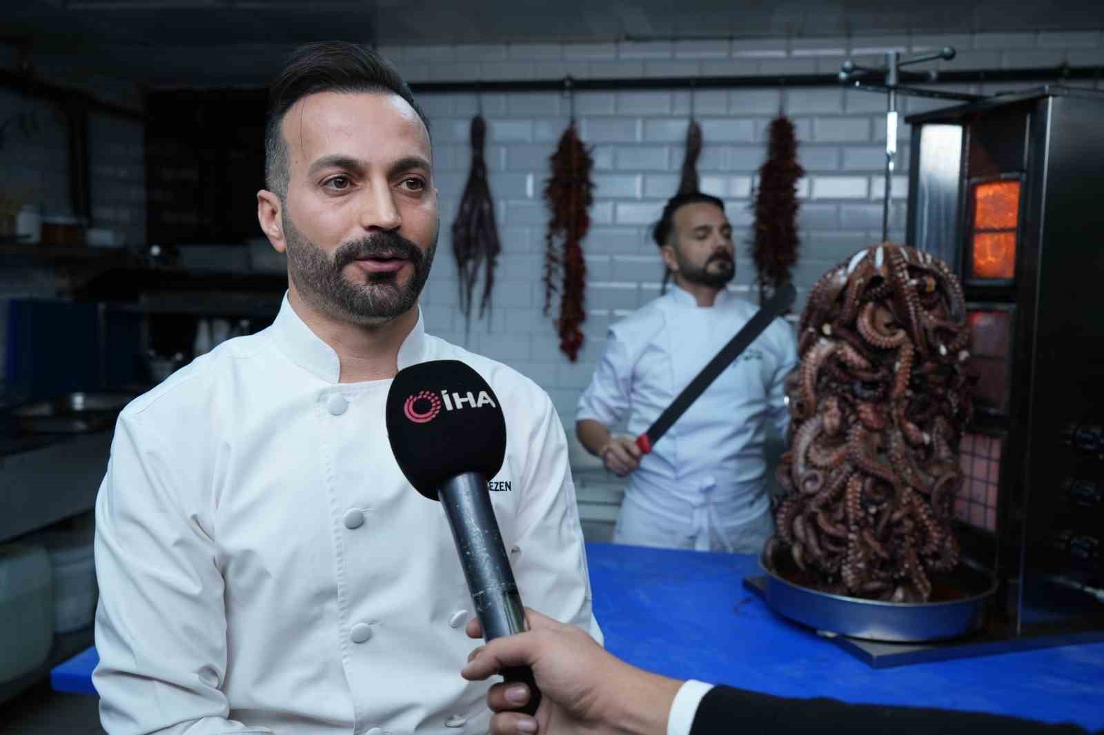 Döneriyle meşhur Ankara’da yeni lezzet: Ahtapot döner
