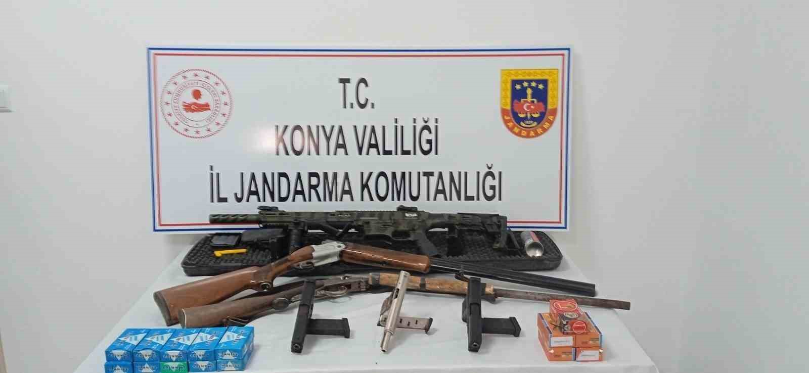 Konya’da kaçak silah operasyonu: 1 tutuklama
