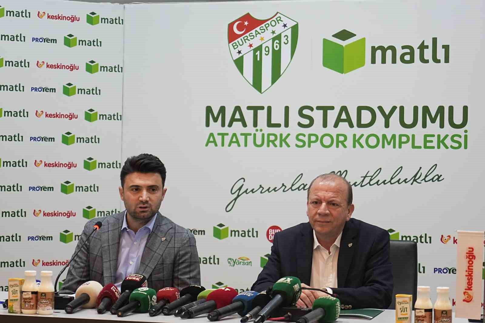 Bursaspor stadının ismi değişti
