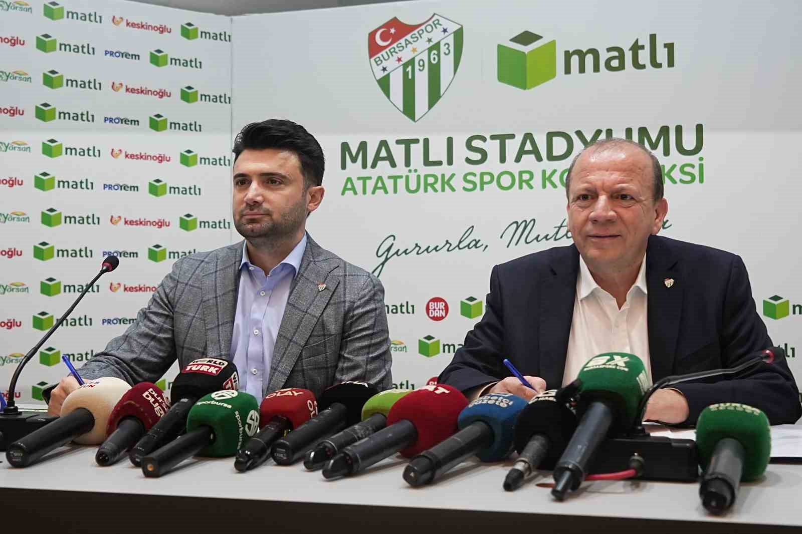 Bursaspor stadının ismi değişti
