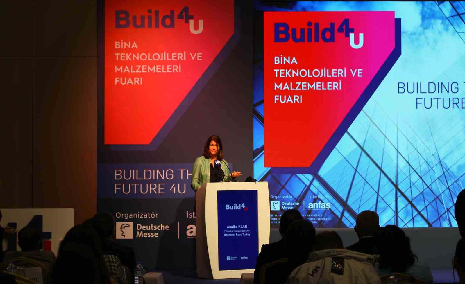 Build4U Fuarı çerçevesinde bina teknolojileri ve malzemeleri endüstrisinin devleri 4-6 Aralık’ta Antalya’da buluşacak
