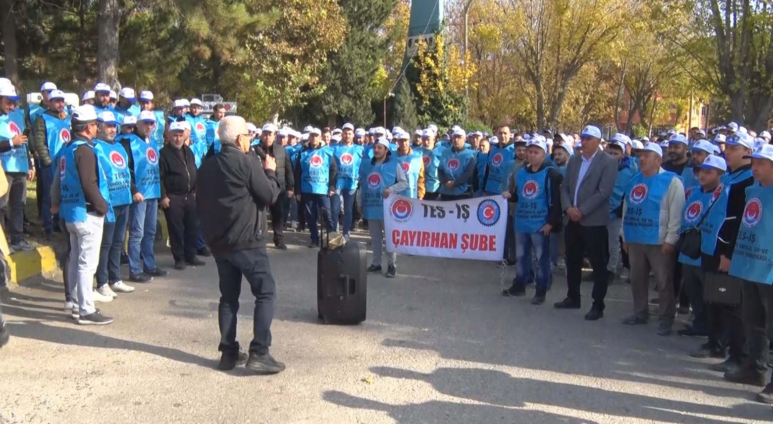 Ankara’da maden işçileri özelleştirmeye karşı eylem yaptı
