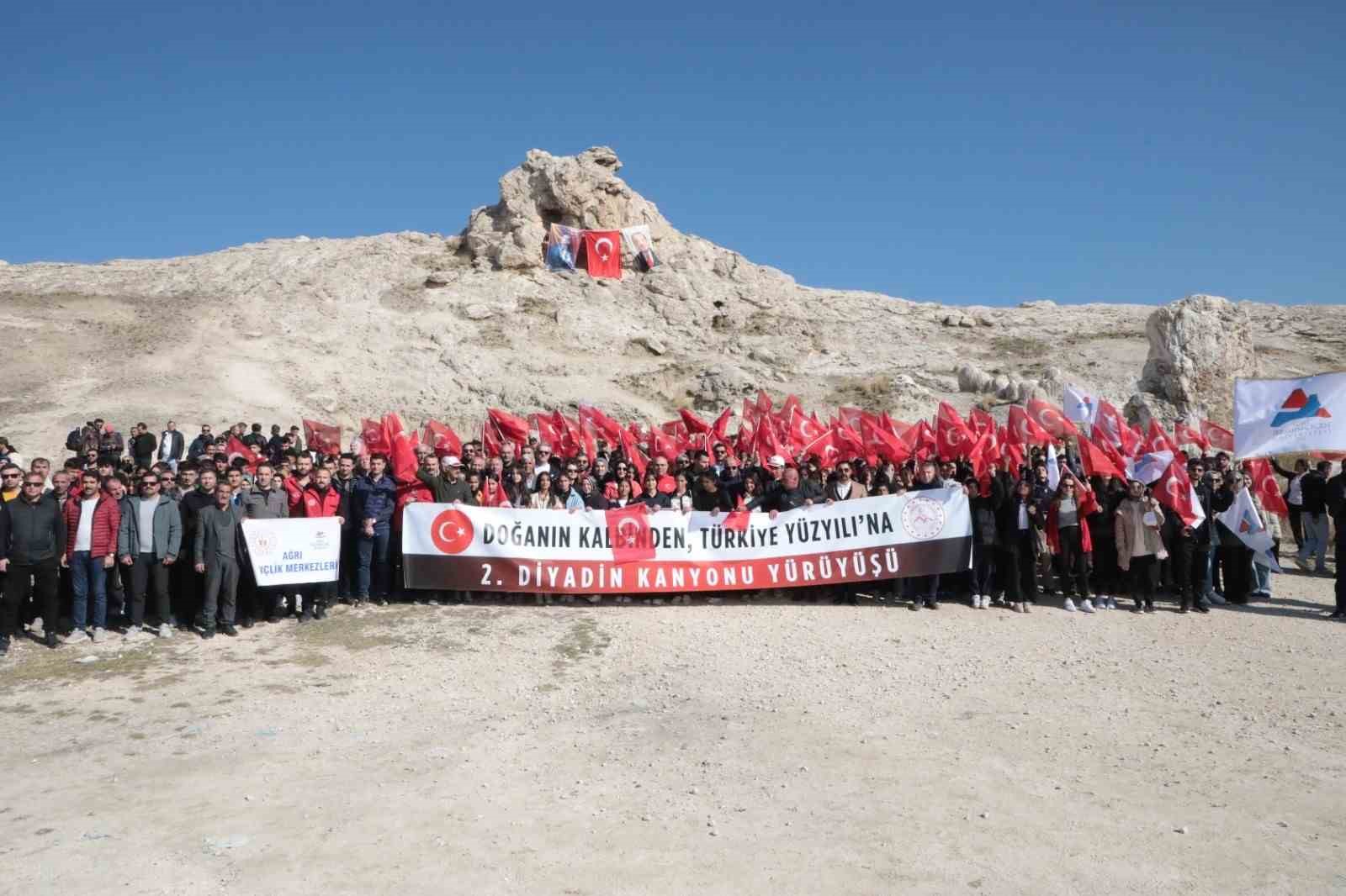 Ağrı’da Diyadin Kanyonu Yürüyüşü yapıldı
