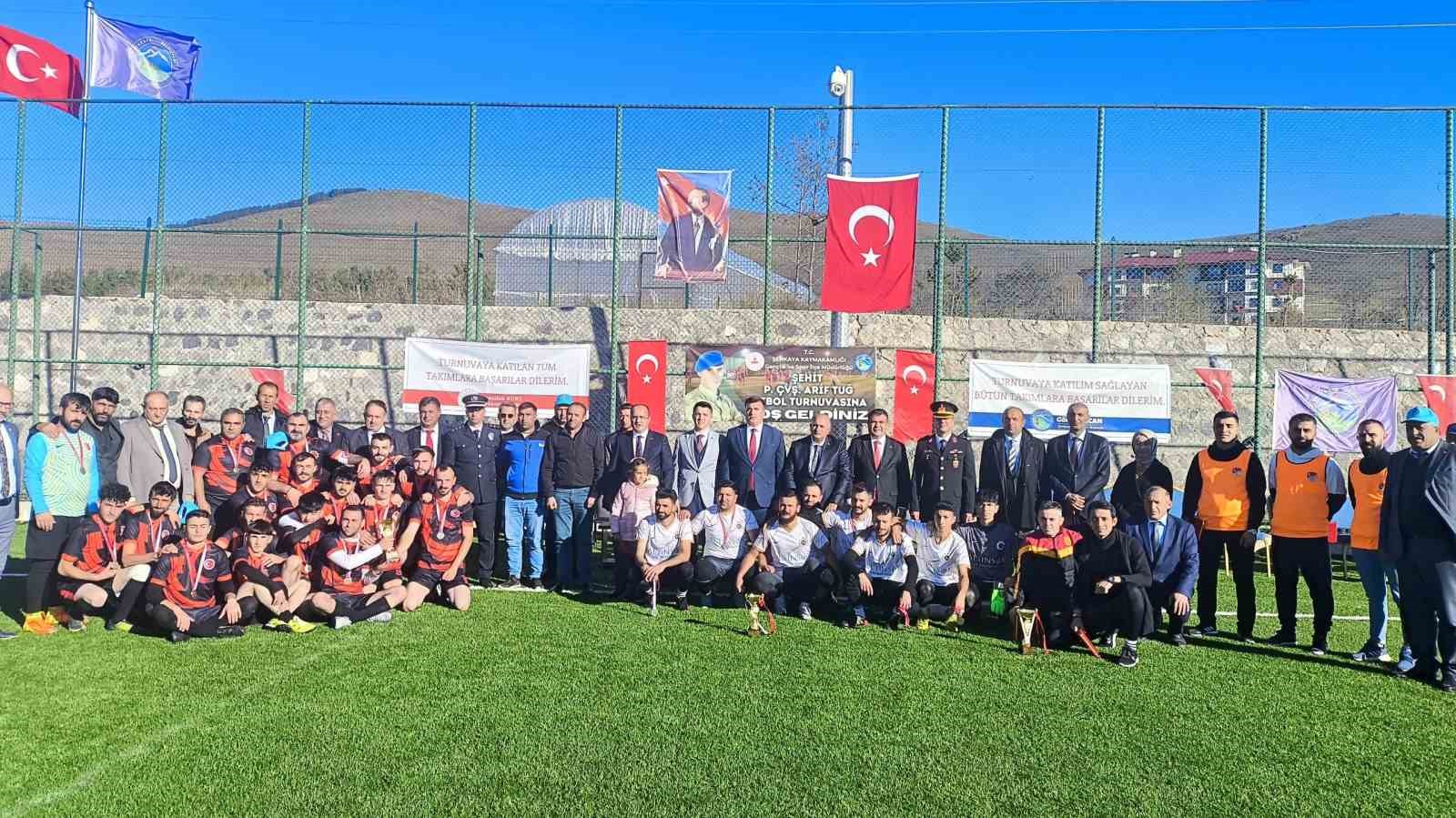 Şehit Piyade Çavuş Tuğ adına futbol turnuvası
