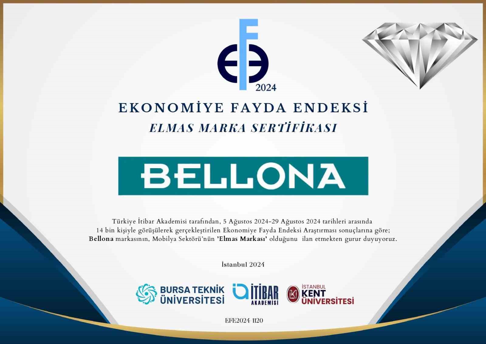 Mobilya sektörünün elmas markası ‘Bellona’
