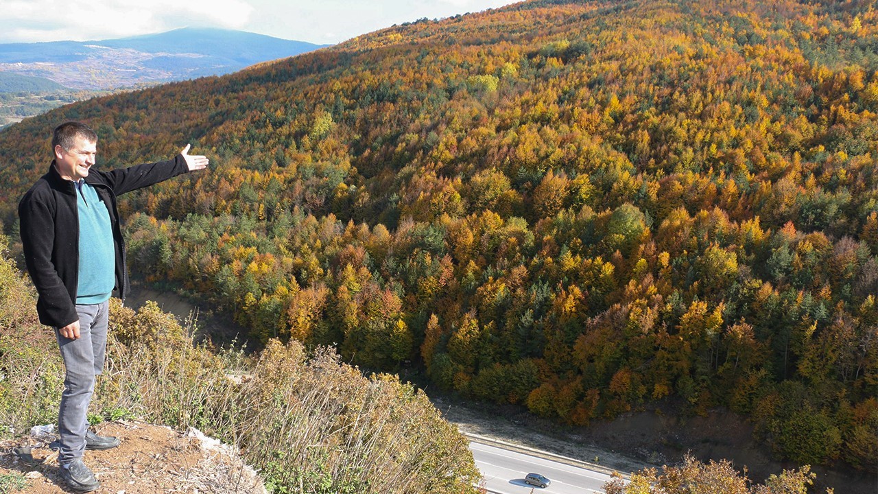 Bolu’nun yükseklerinde renk cümbüşü
