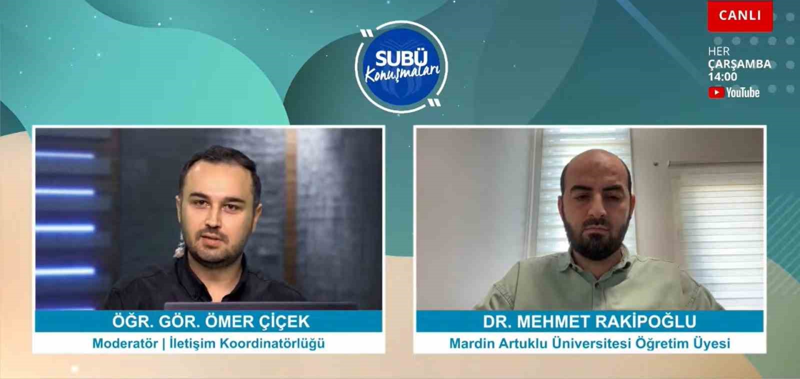 SUBÜ konuşmalarının konusu ’İsrail Soykırımlarının Anatomisi’ oldu
