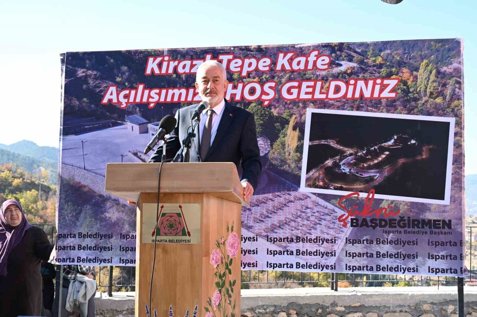 Isparta’da Kirazlıtepe Kafe hizmete sunuldu
