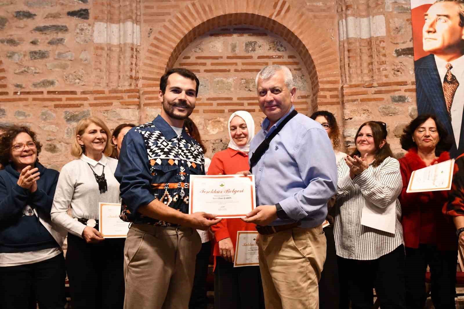 Ritim Atölyesi kursiyerleri sertifikalarını aldı
