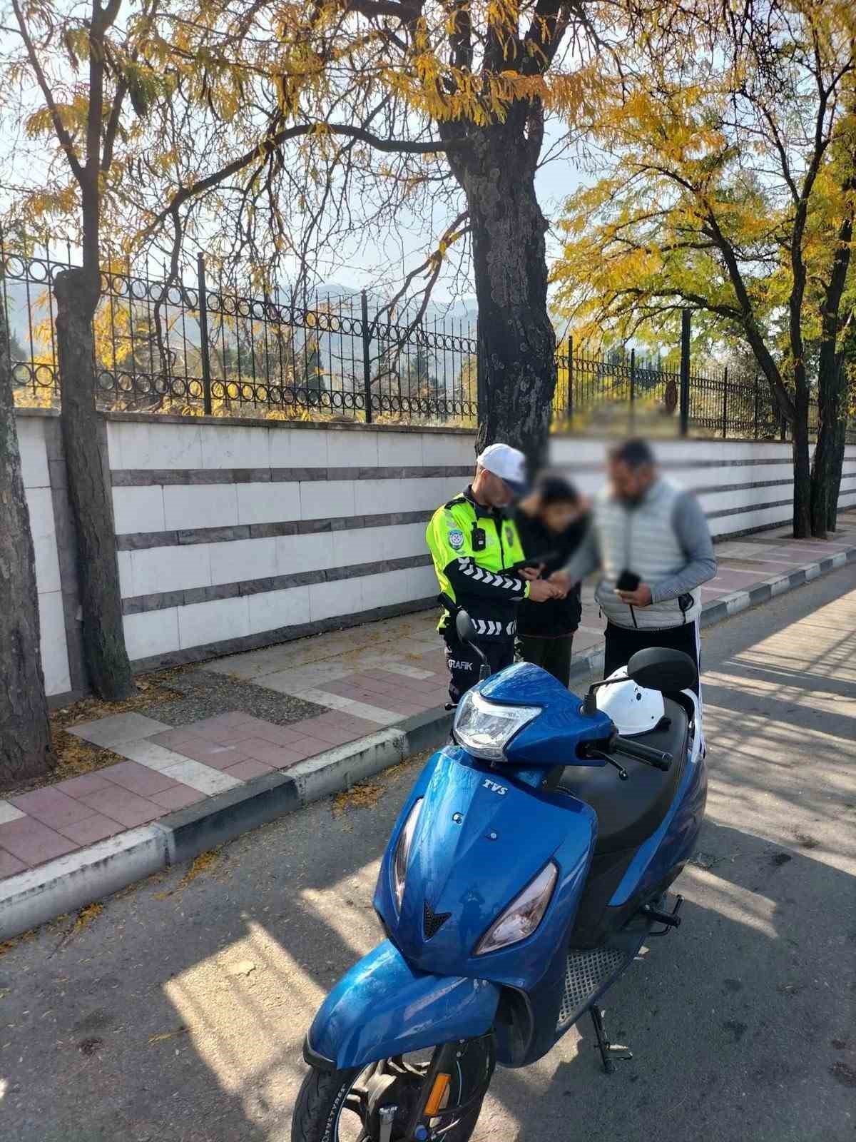 Manisa’da 46 motosiklet trafikten men edildi
