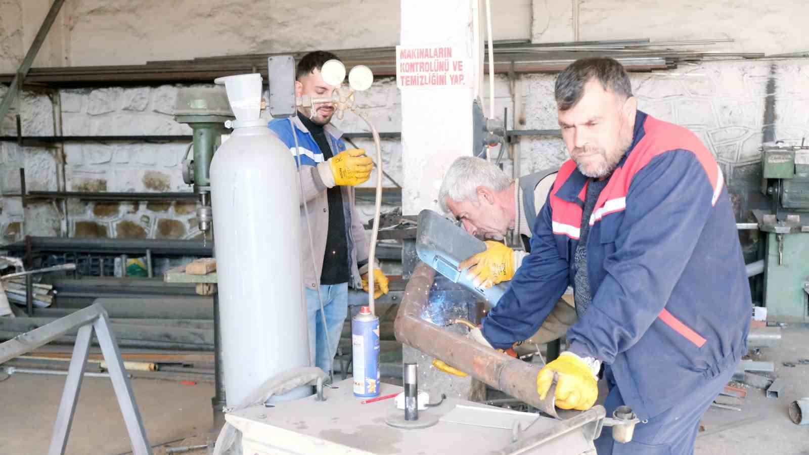 Sorgun belediyesi kendi ihtiyaçlarını kendi üretiyor
