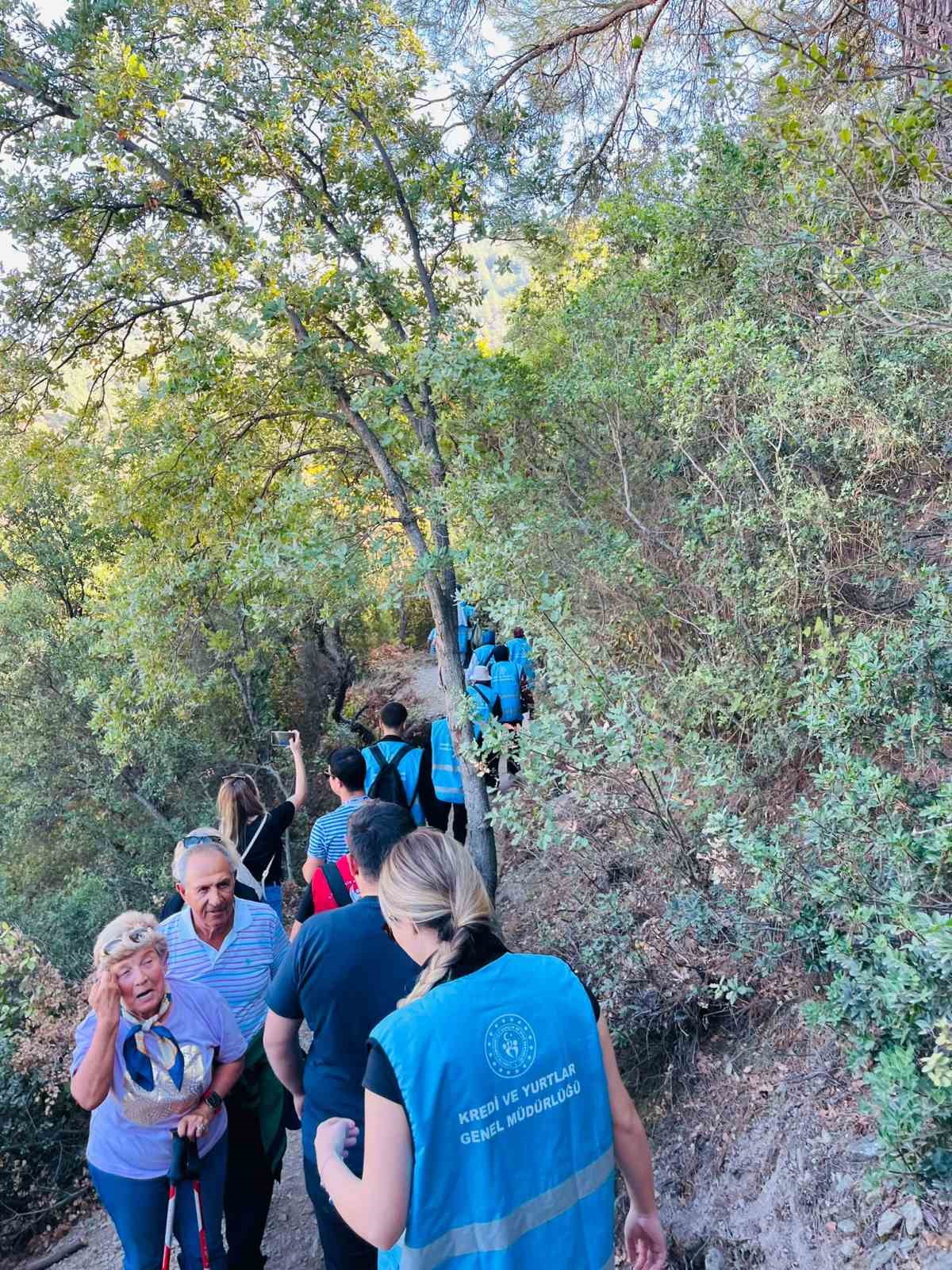 Muğla yurtlarında kalan öğrenciler Gökçeler Kanyonu’nu keşfetti
