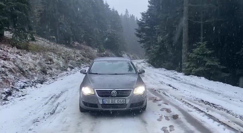 Karabük’te yüksek kesimler beyaza büründü
