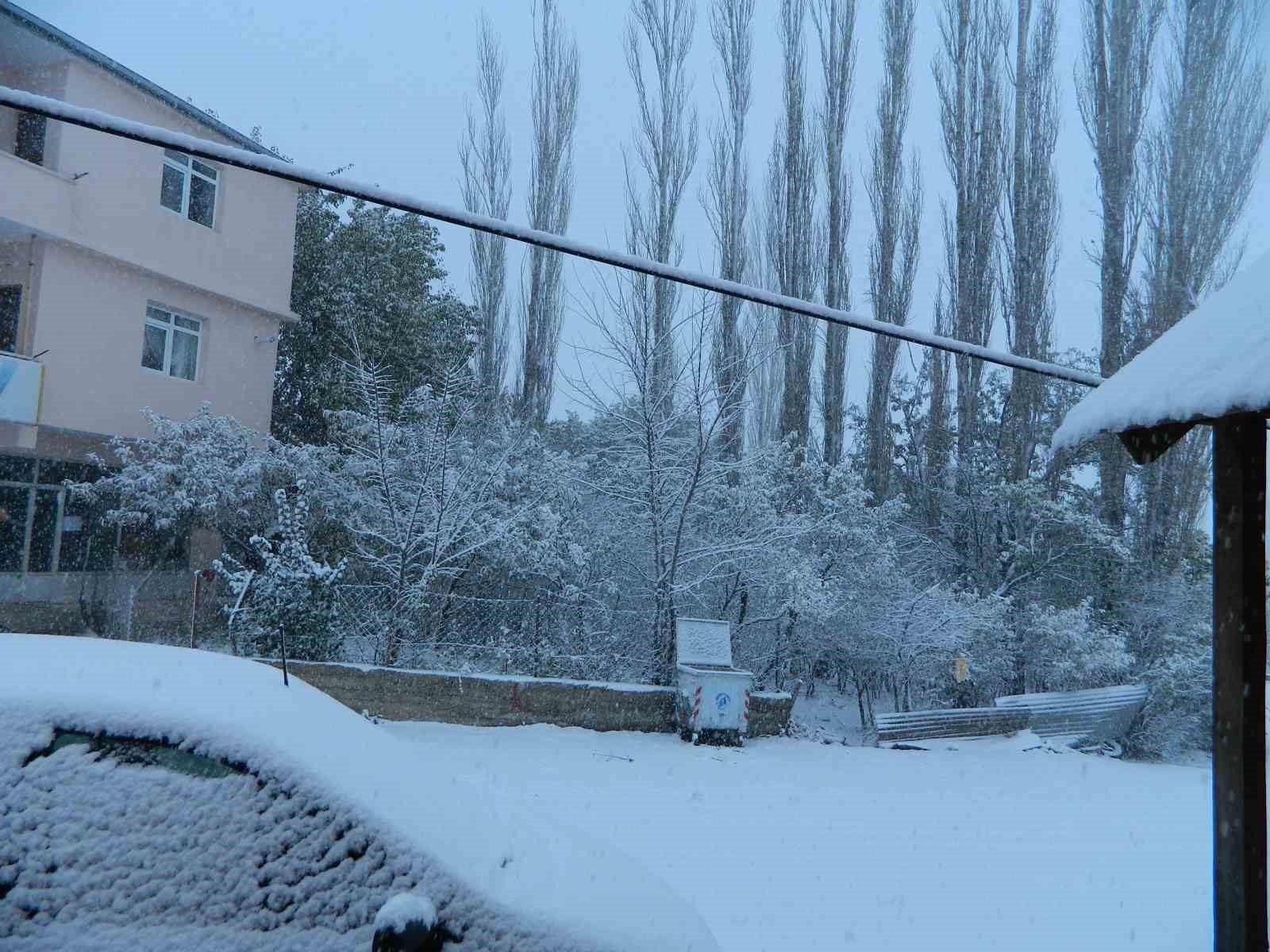 Posof güne kar yağışıyla uyandı
