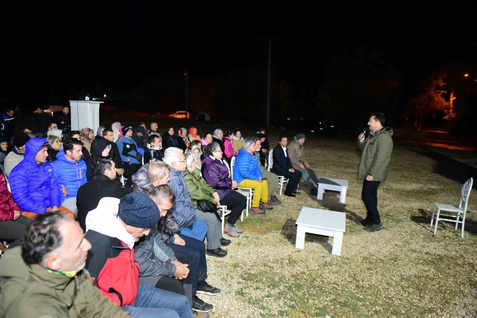 Doğaseverler Ercan Özel’in çağrısıyla Yenişehir’de kampta buluştu
