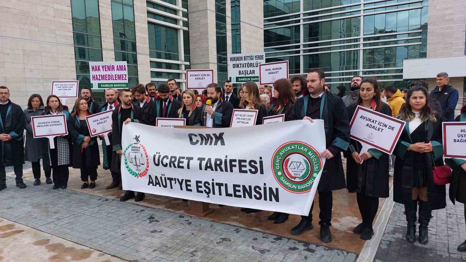 Avukatlar CMK ücretlerinin avukatlık asgari ücret tarifesine yükseltilmesini istedi
