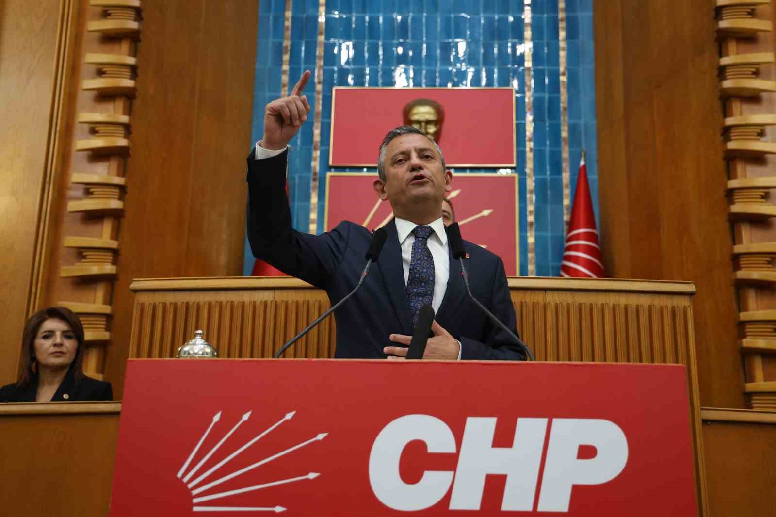 CHP Genel Başkanı Özel: 