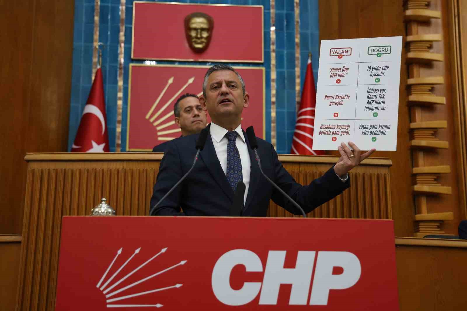 CHP Genel Başkanı Özel: 