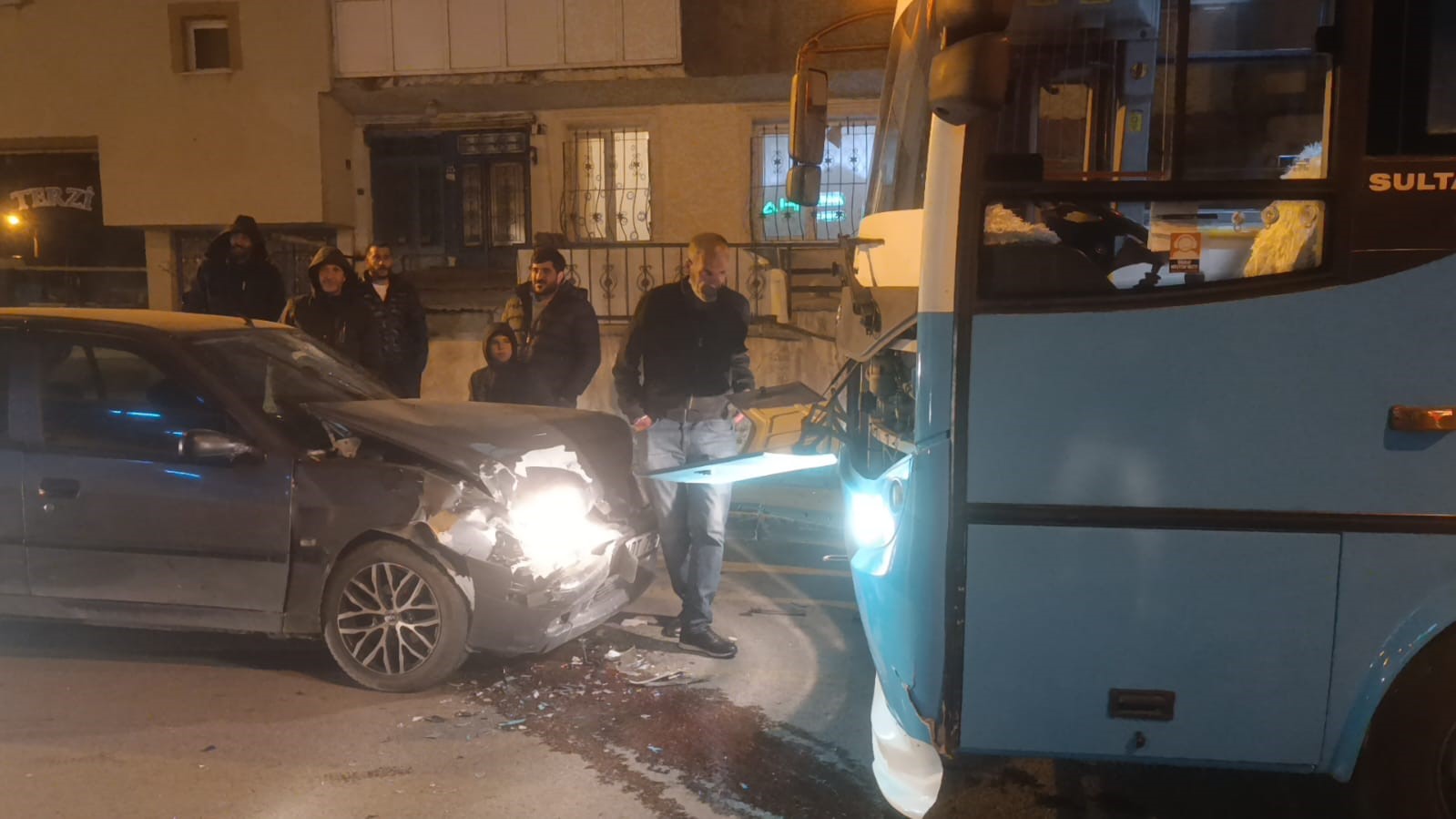 Erzurum’da trafik kazası: 1 yaralı
