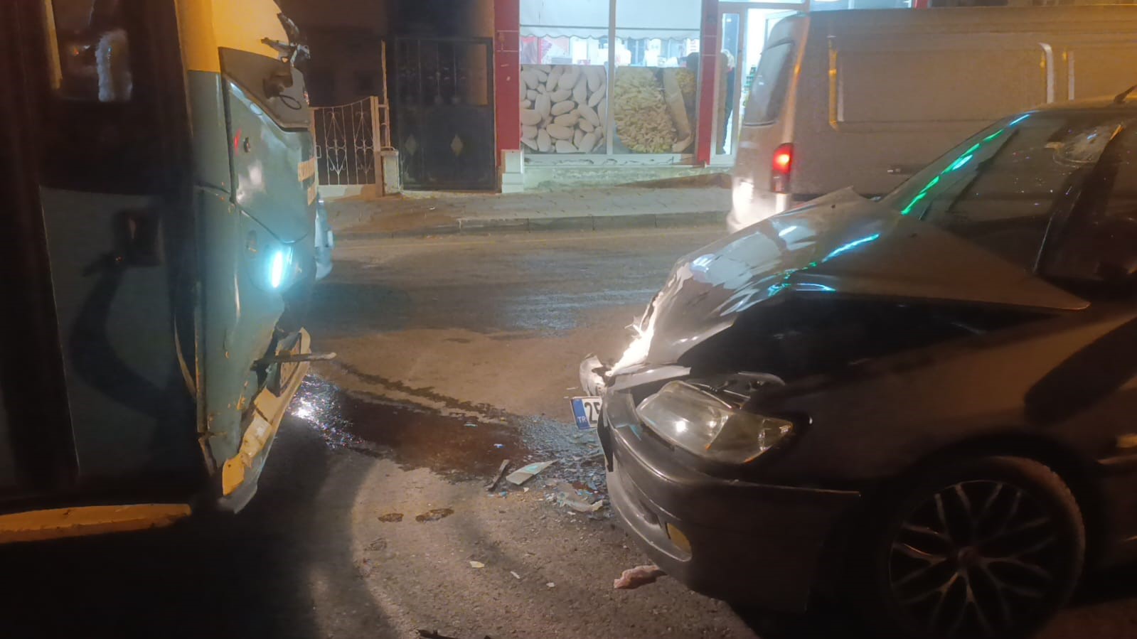 Erzurum’da trafik kazası: 1 yaralı
