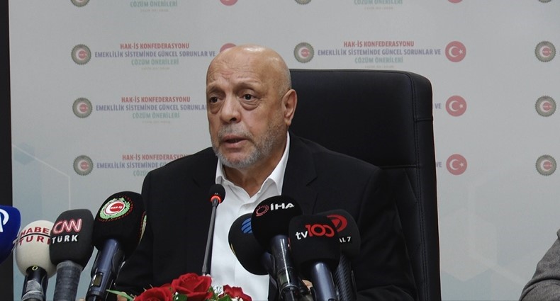 HAK-İŞ Genel Başkanı Arslan: “4 tane çalışanın bir emekliyi finanse etmesi ideal bir sistem”
