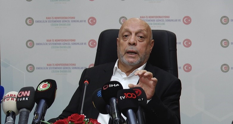 HAK-İŞ Genel Başkanı Arslan: “4 tane çalışanın bir emekliyi finanse etmesi ideal bir sistem”
