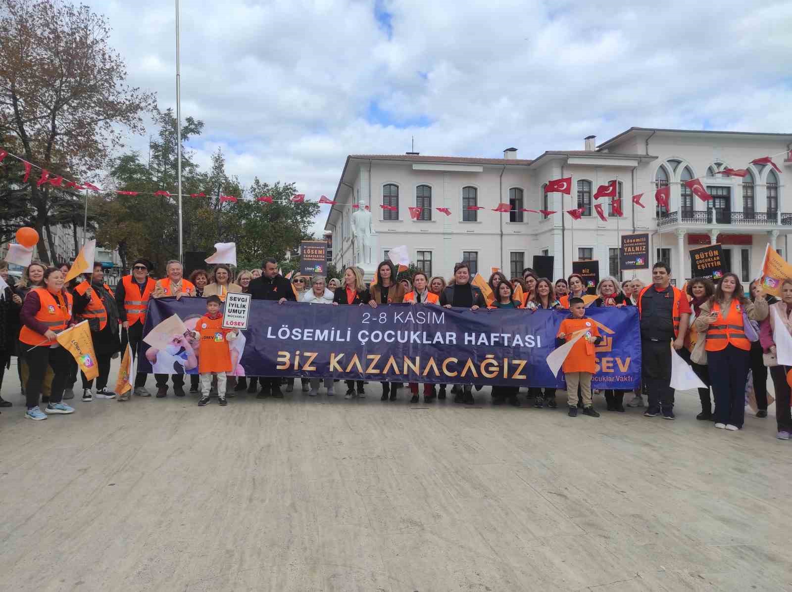 Tekirdağ’da lösemi farkındalığı için yürüyüş
