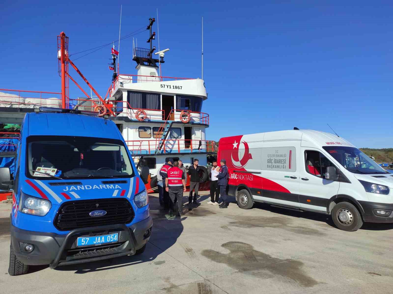 Sinop’ta düzensiz göçmen denetimi
