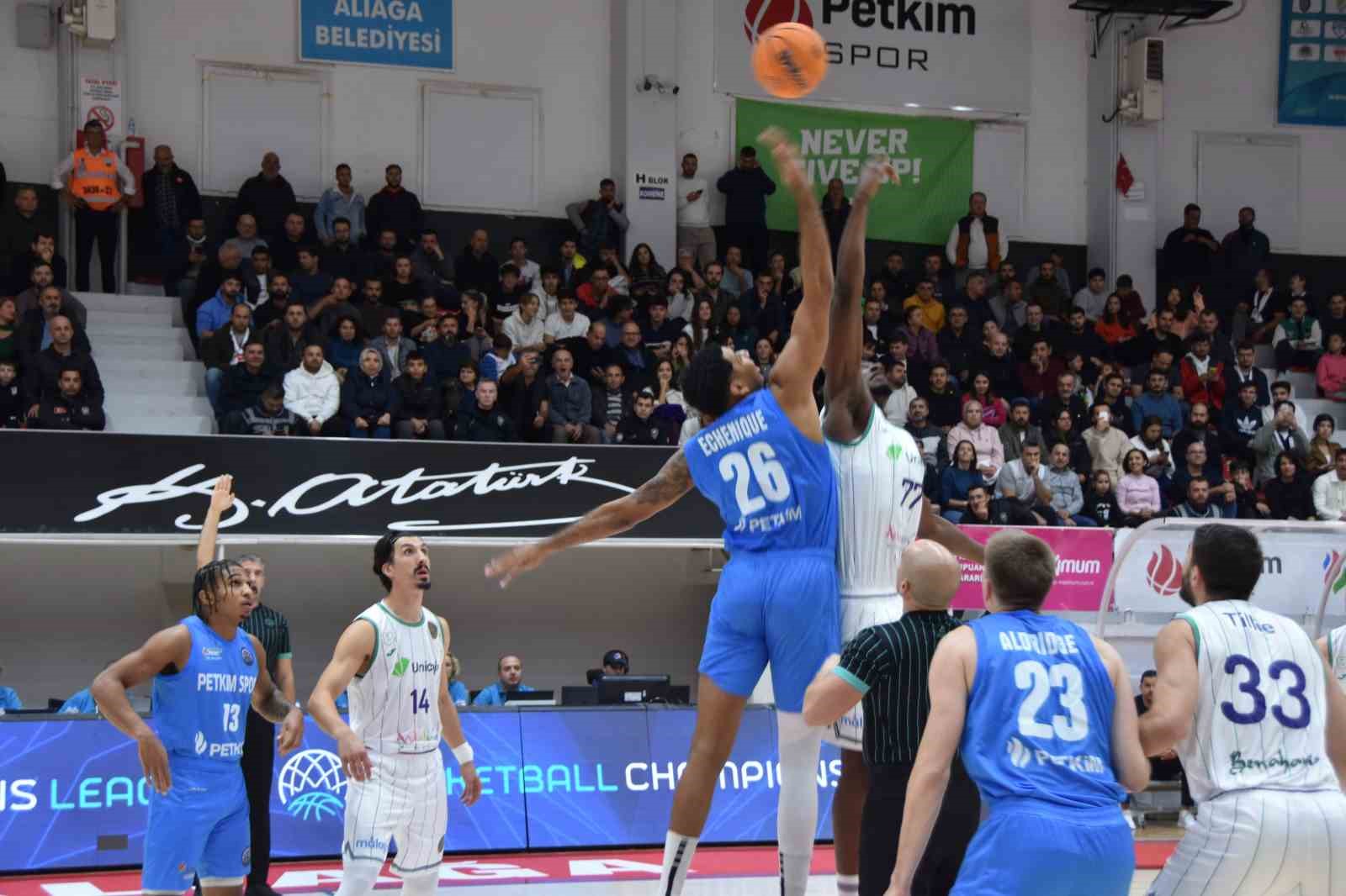 FIBA Şampiyonlar Ligi: Aliağa Petkimspor: 56 - Unicaja: 108
