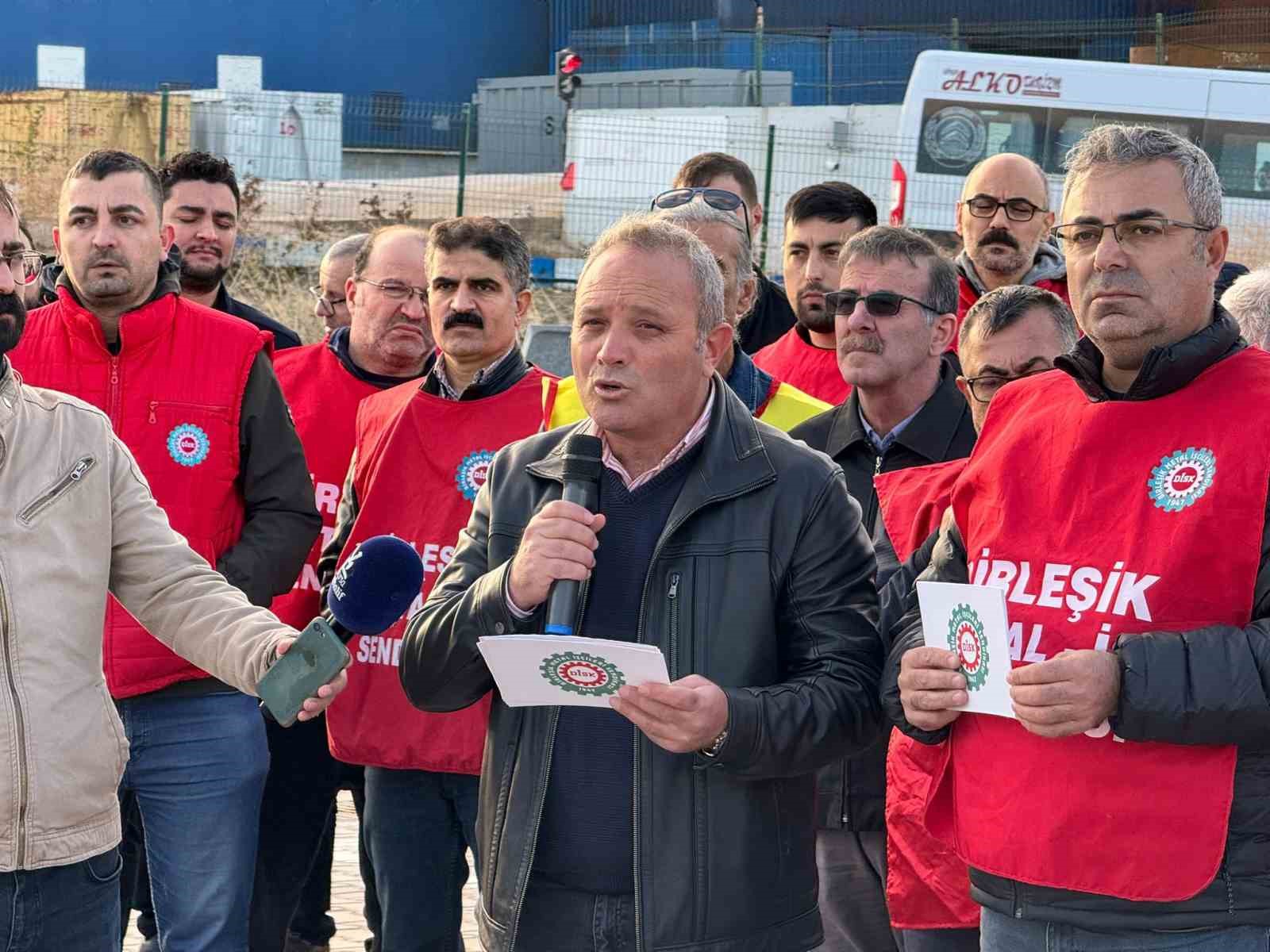 Gesbey işçileri haksız işten çıkarmaları protesto etti
