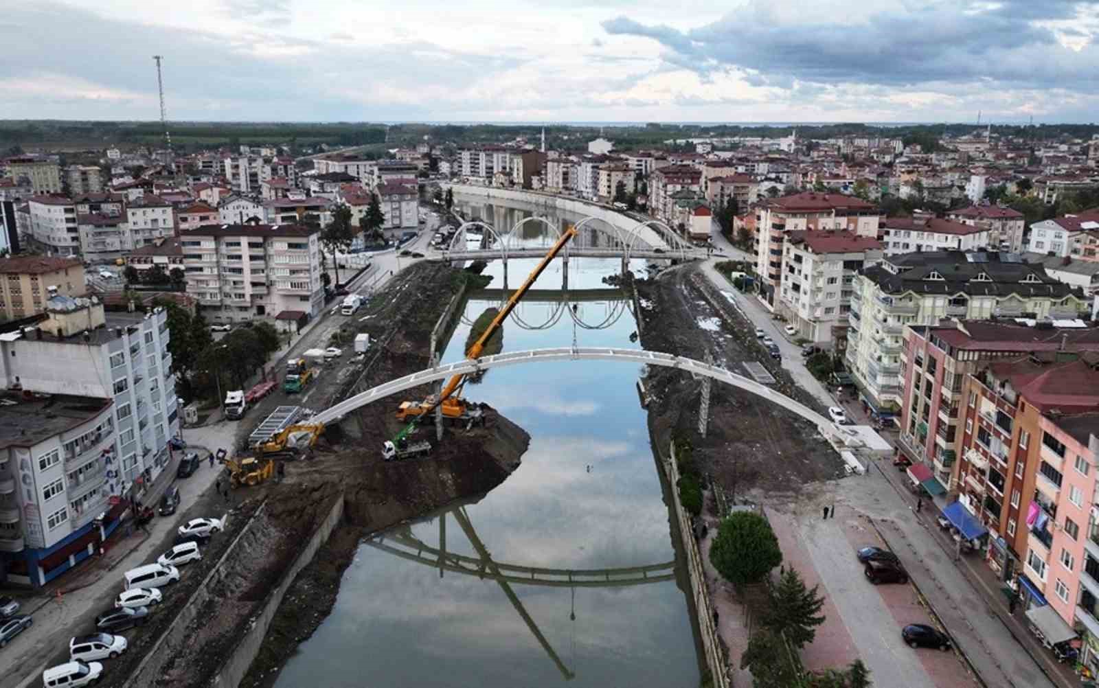 Samsun’da taşkın kontrol yapılarının yapımına devam ediliyor
