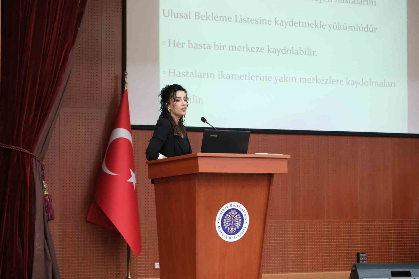 Atatürk Üniversitesinde organ bağışına dikkat çekildi
