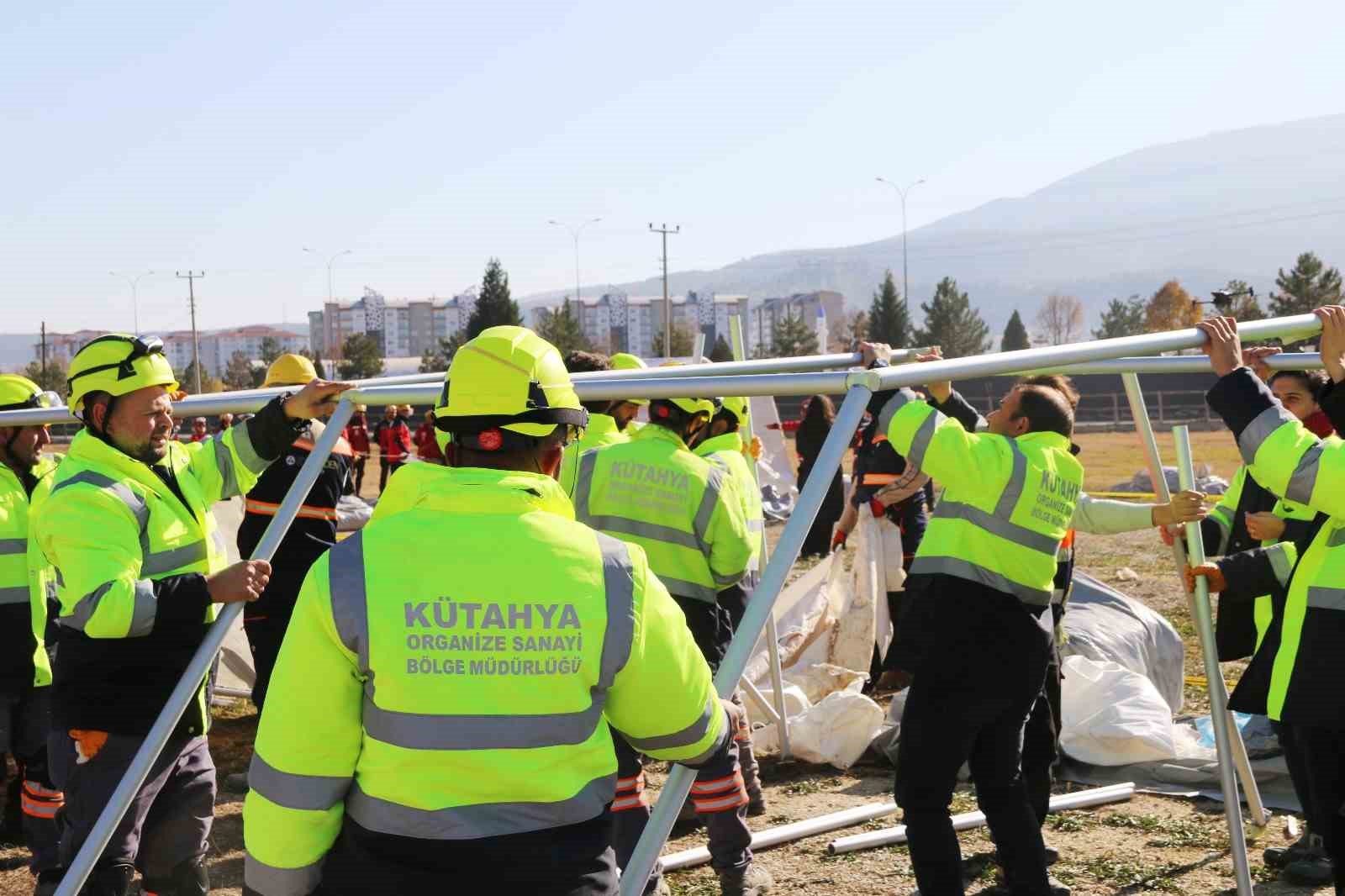 KOSB Arama Kurtarma ekibi, AFAD tatbikatında görev aldı
