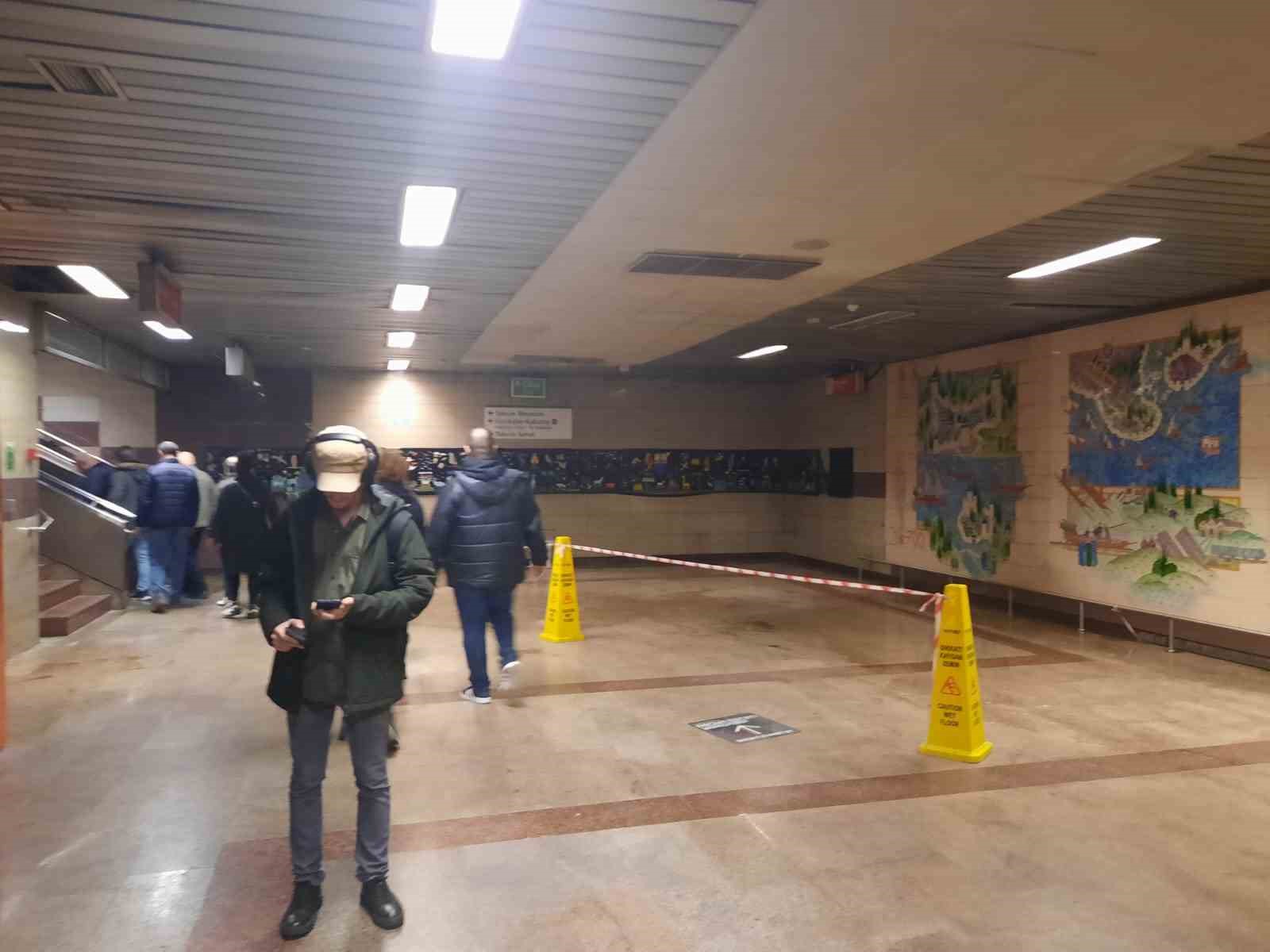 Taksim Metrosu sular altında kaldı
