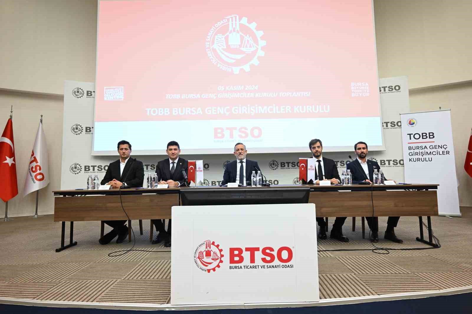 BTSO Başkanı İbrahim Burkay genç girişimcilerle buluştu
