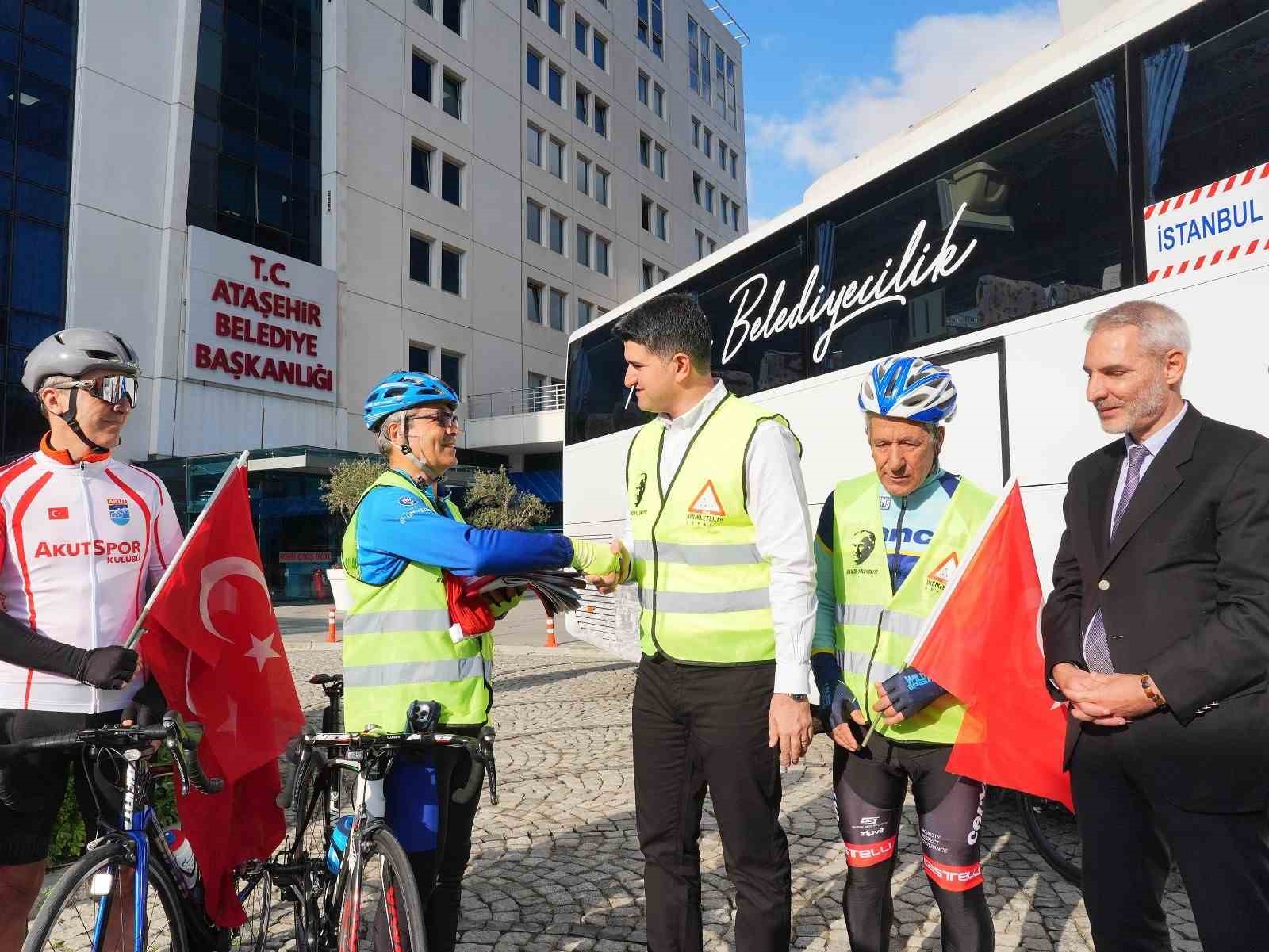 Ataşehir’den Anıtkabir’e kadar pedal çevirecekler
