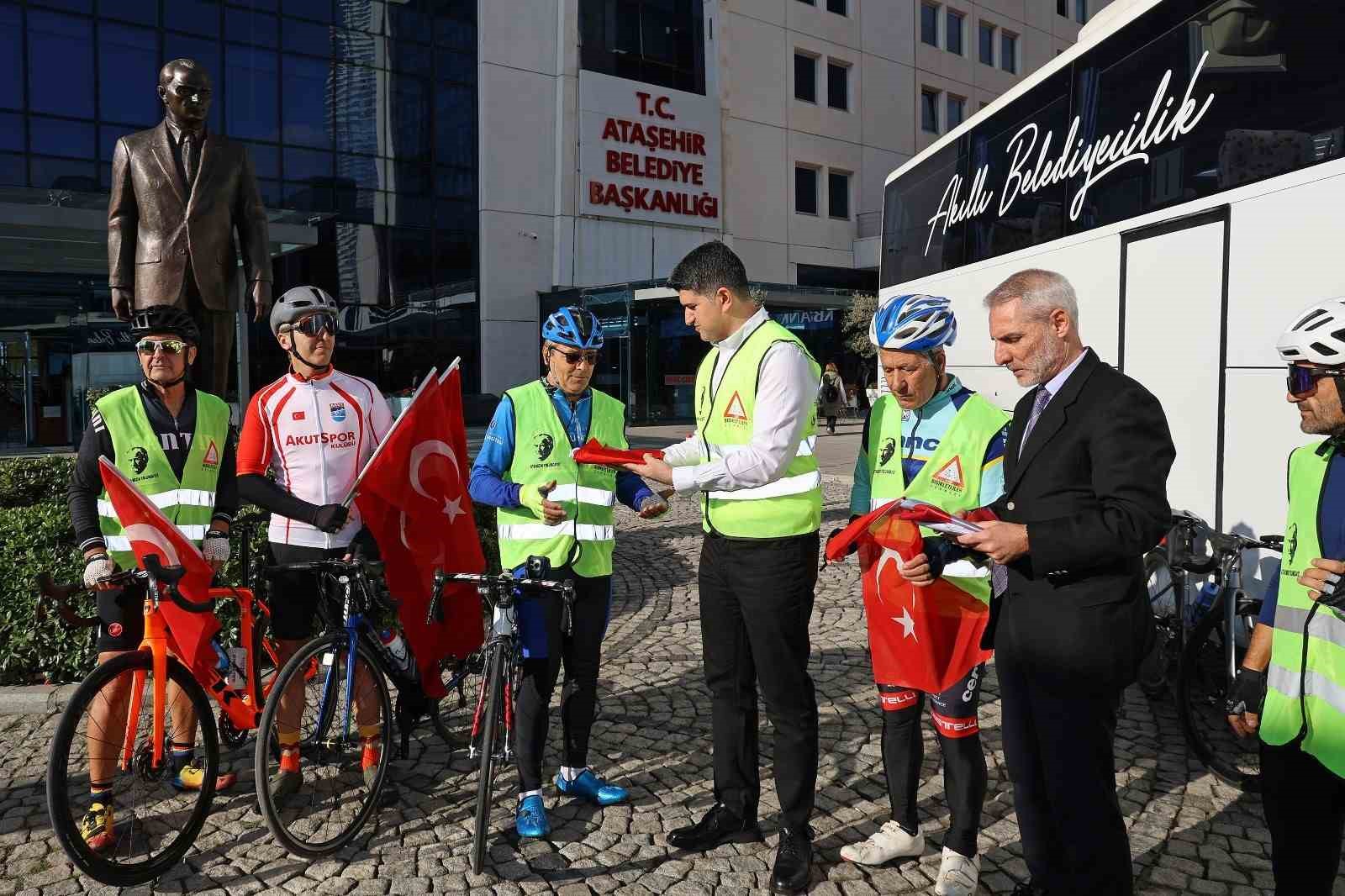 Ataşehir’den Anıtkabir’e kadar pedal çevirecekler
