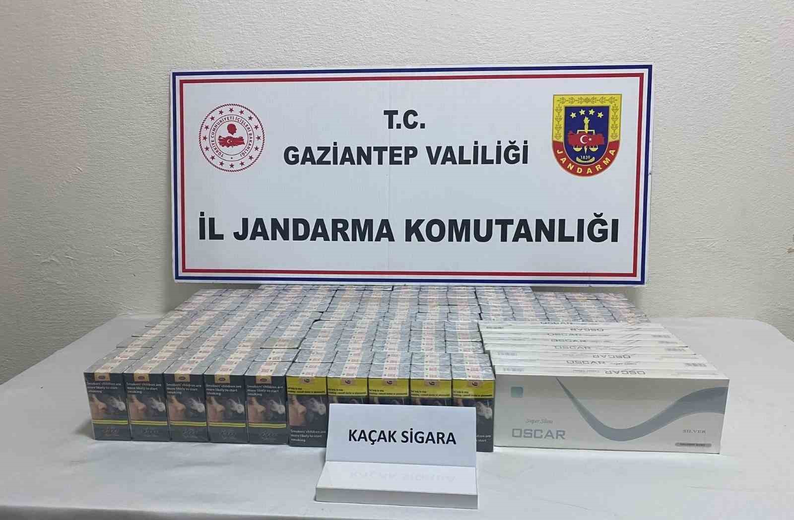 Gaziantep’te 1 milyon TL değerinde kaçak sigara ele geçirildi: 11 gözaltı
