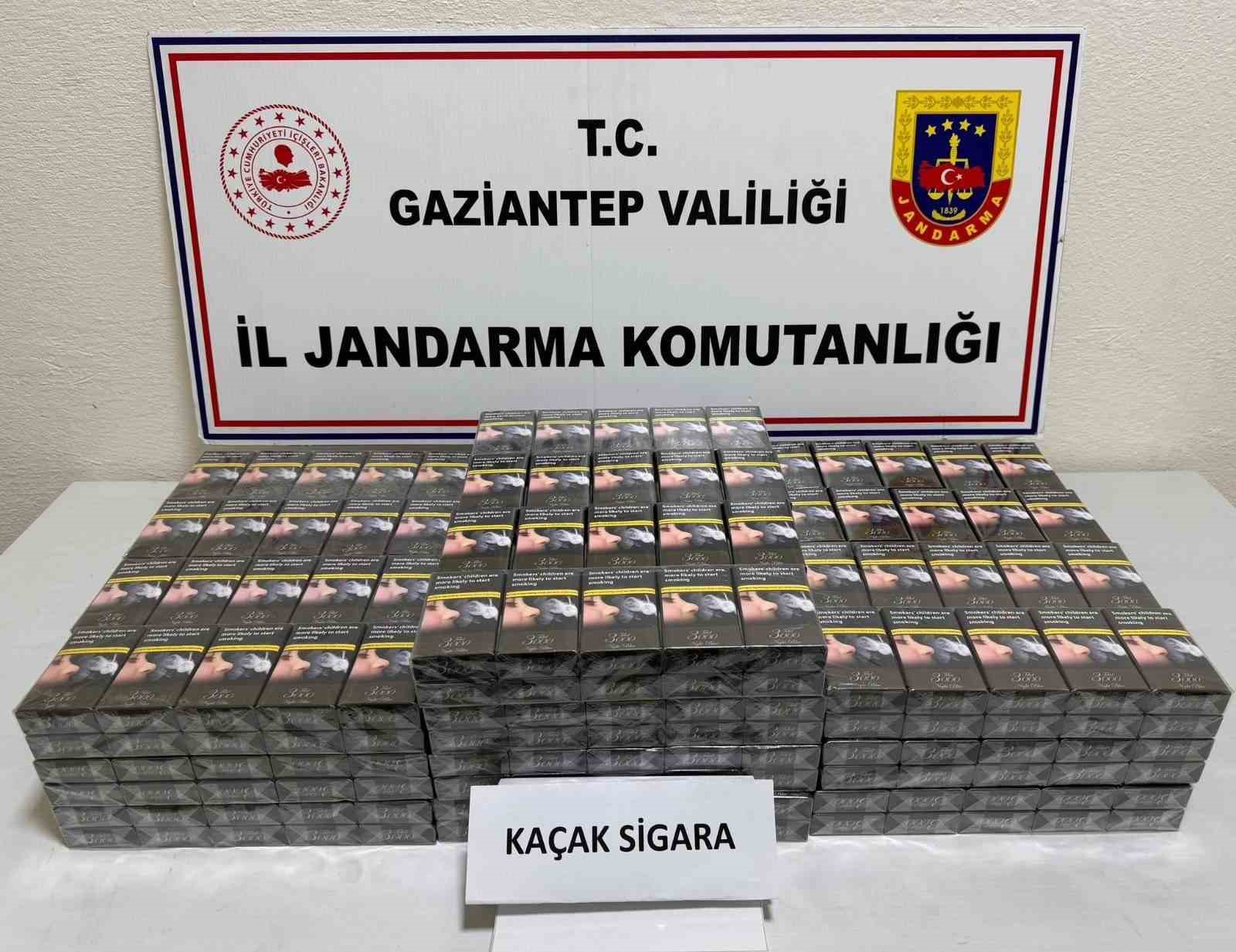 Gaziantep’te 1 milyon TL değerinde kaçak sigara ele geçirildi: 11 gözaltı
