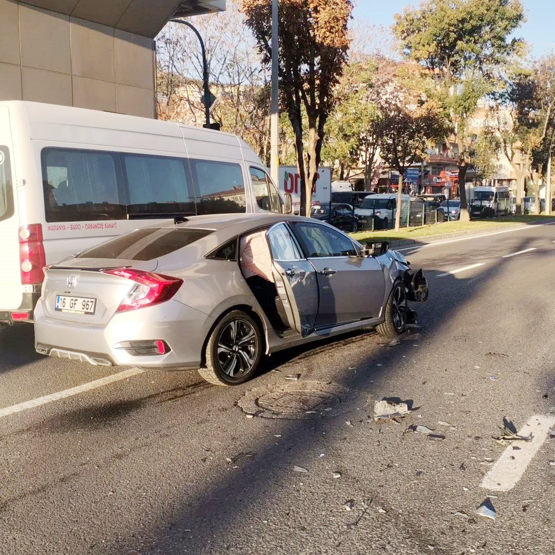 Mudanya’da korkutan kaza
