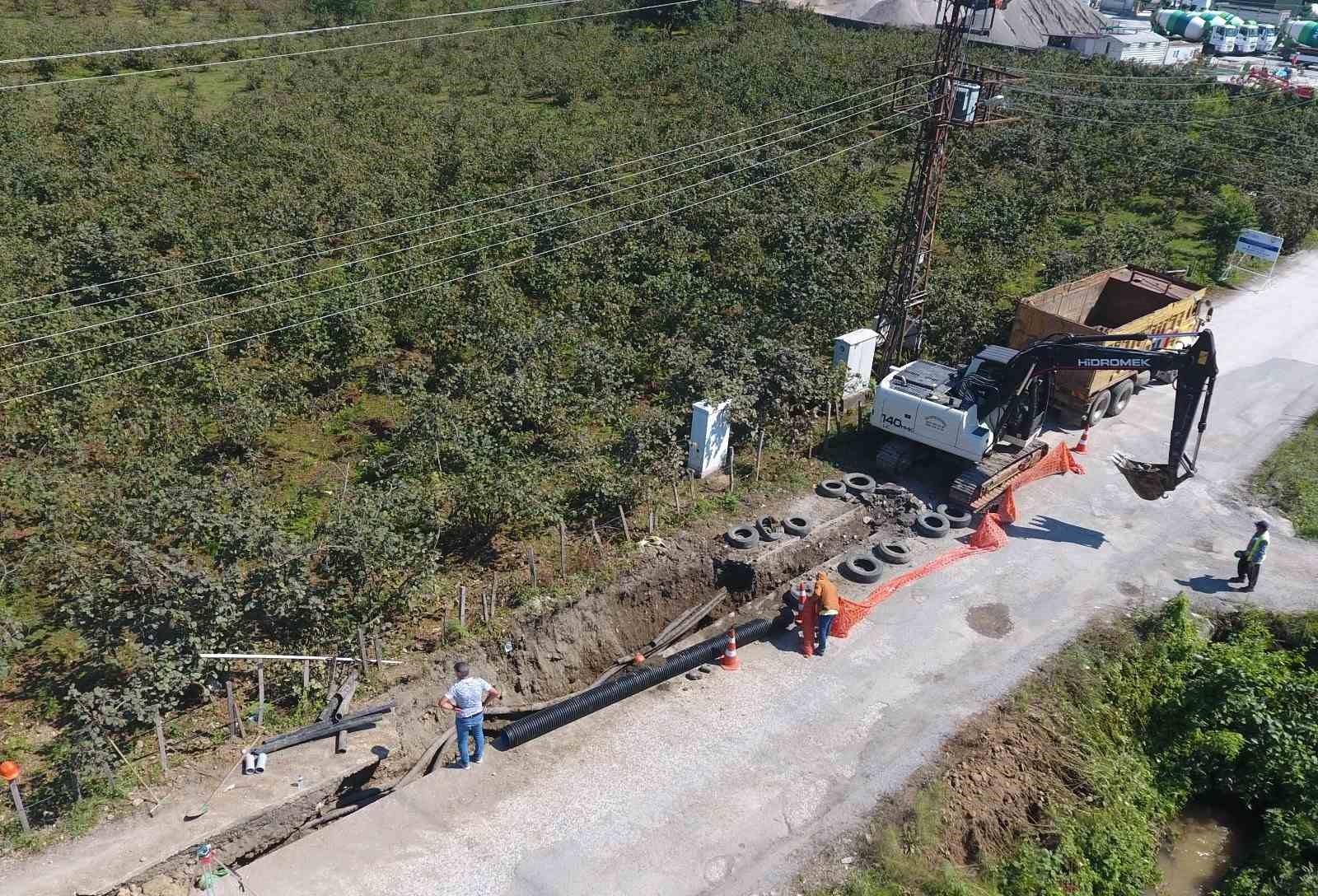 Ordu’nun 19 ilçesinde altyapı çalışmaları devam ediyor
