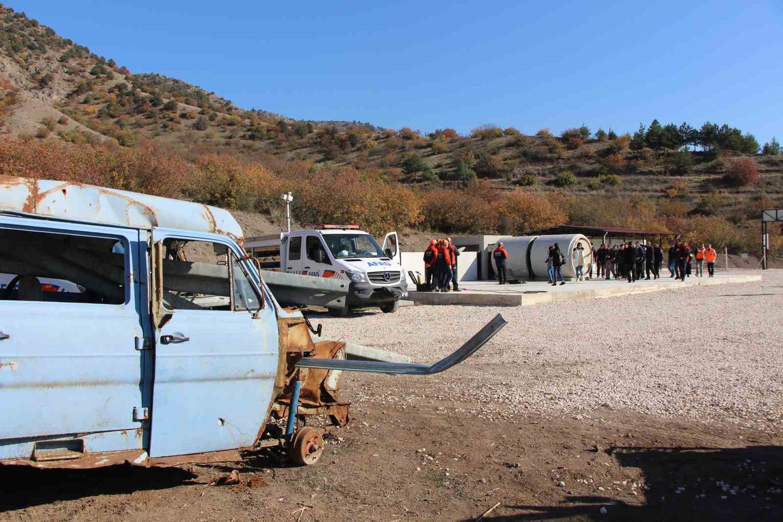 Amasya’da AFAD eğitim parkuru kuruldu
