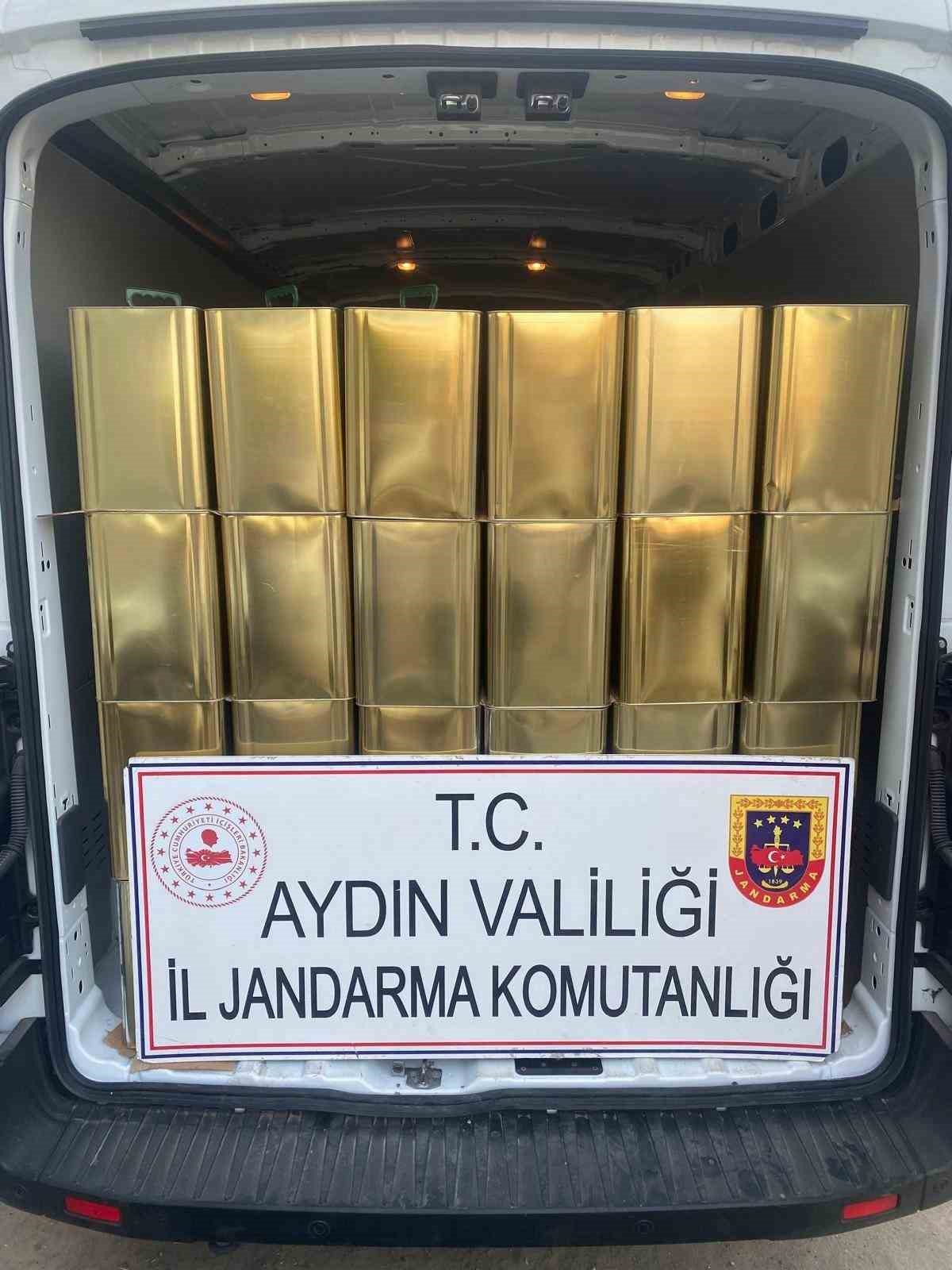 Aydın’da 3 ton 600 litre sahte zeytinyağı ele geçirildi
