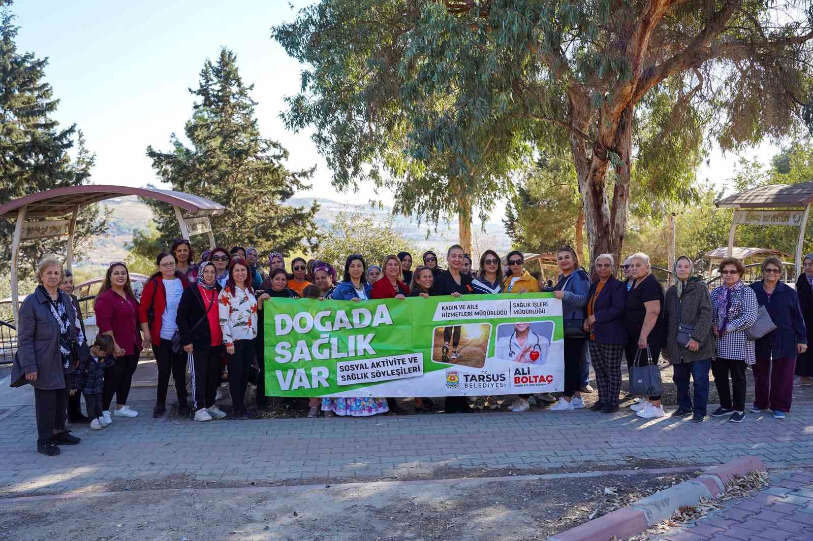 Tarsus’ta kadınlara yönelik sağlık ve kültür gezisi düzenlendi
