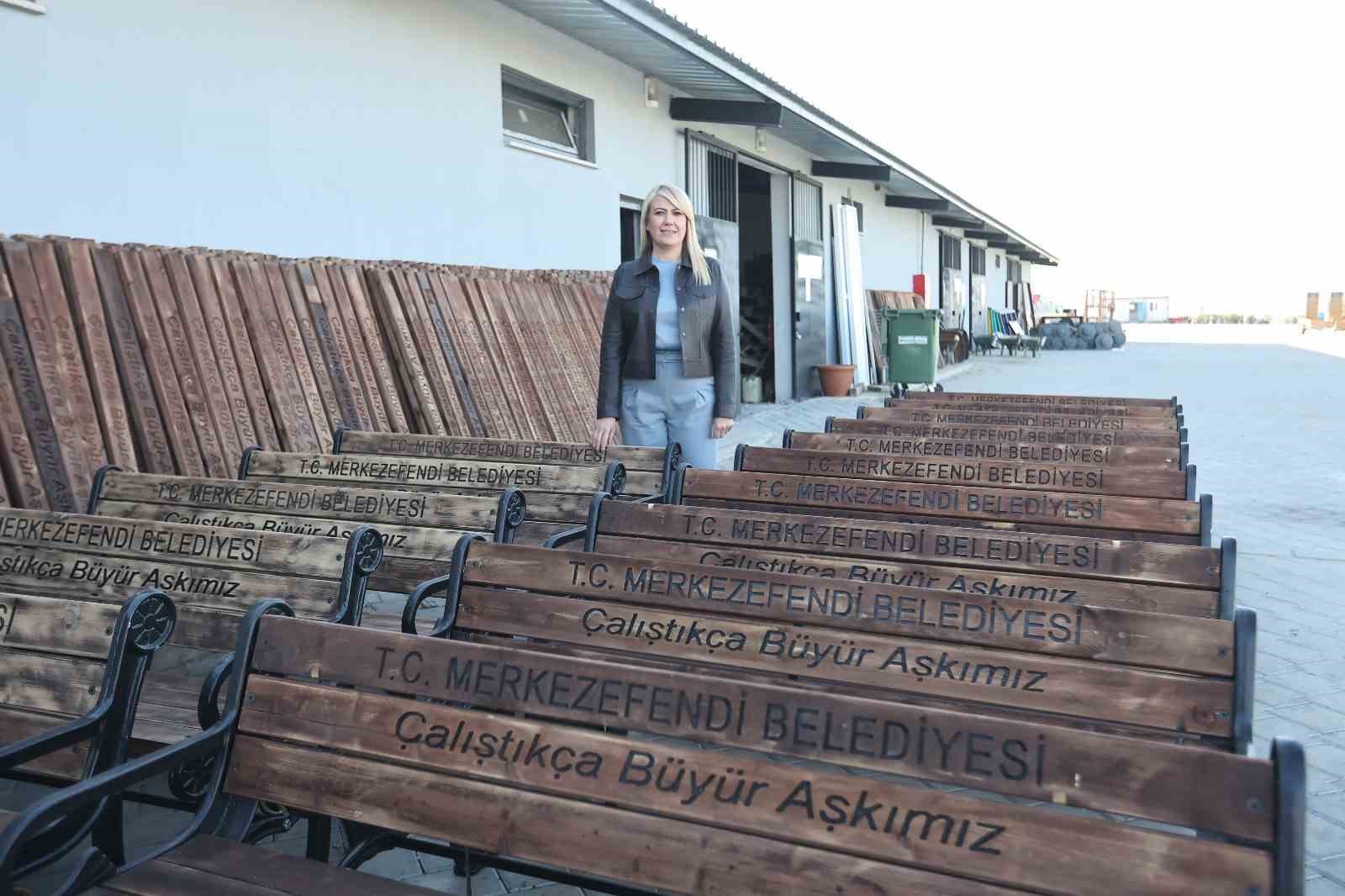 Merkezefendi bahçe mobilyaları üretim merkezi faaliyete başladı
