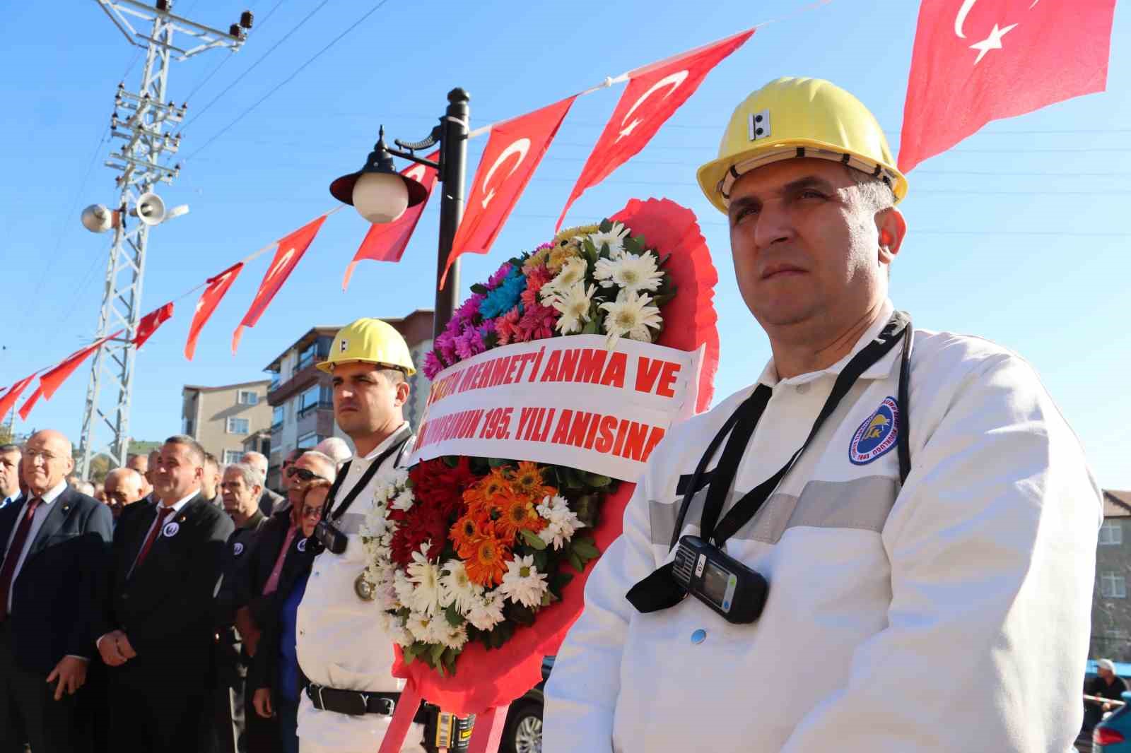 Taş kömürünü bulan Uzun Mehmet törenle anıldı
